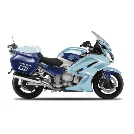 Machetă moto Maisto [1:18] - Yamaha FJR 1300A State Police Authority - Light Blue